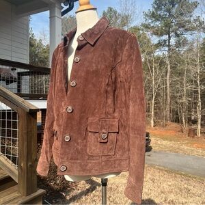 Cherokee Brown Suede Jacket XXL
